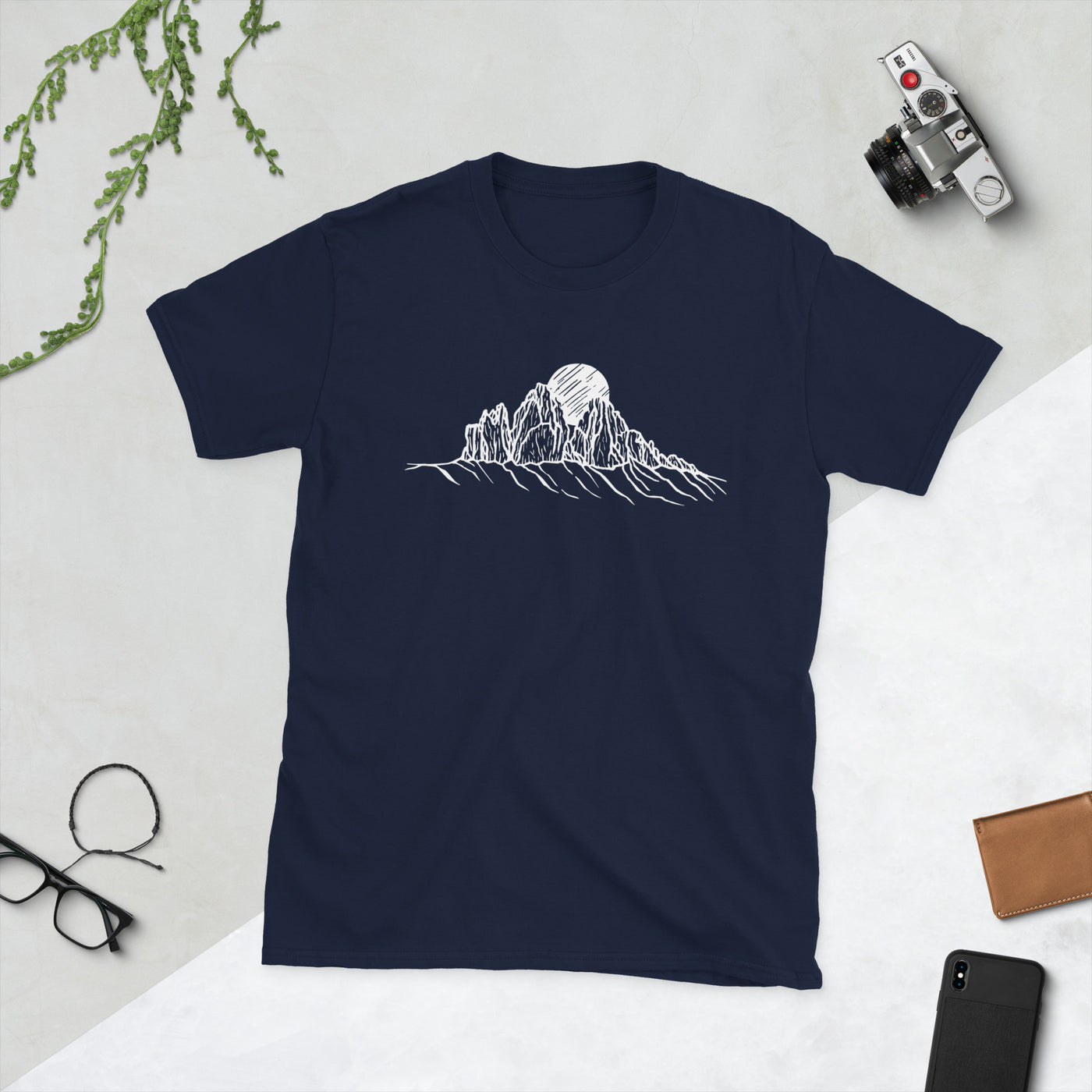 Drei Zinnen - T-Shirt (Unisex) berge wandern Navy