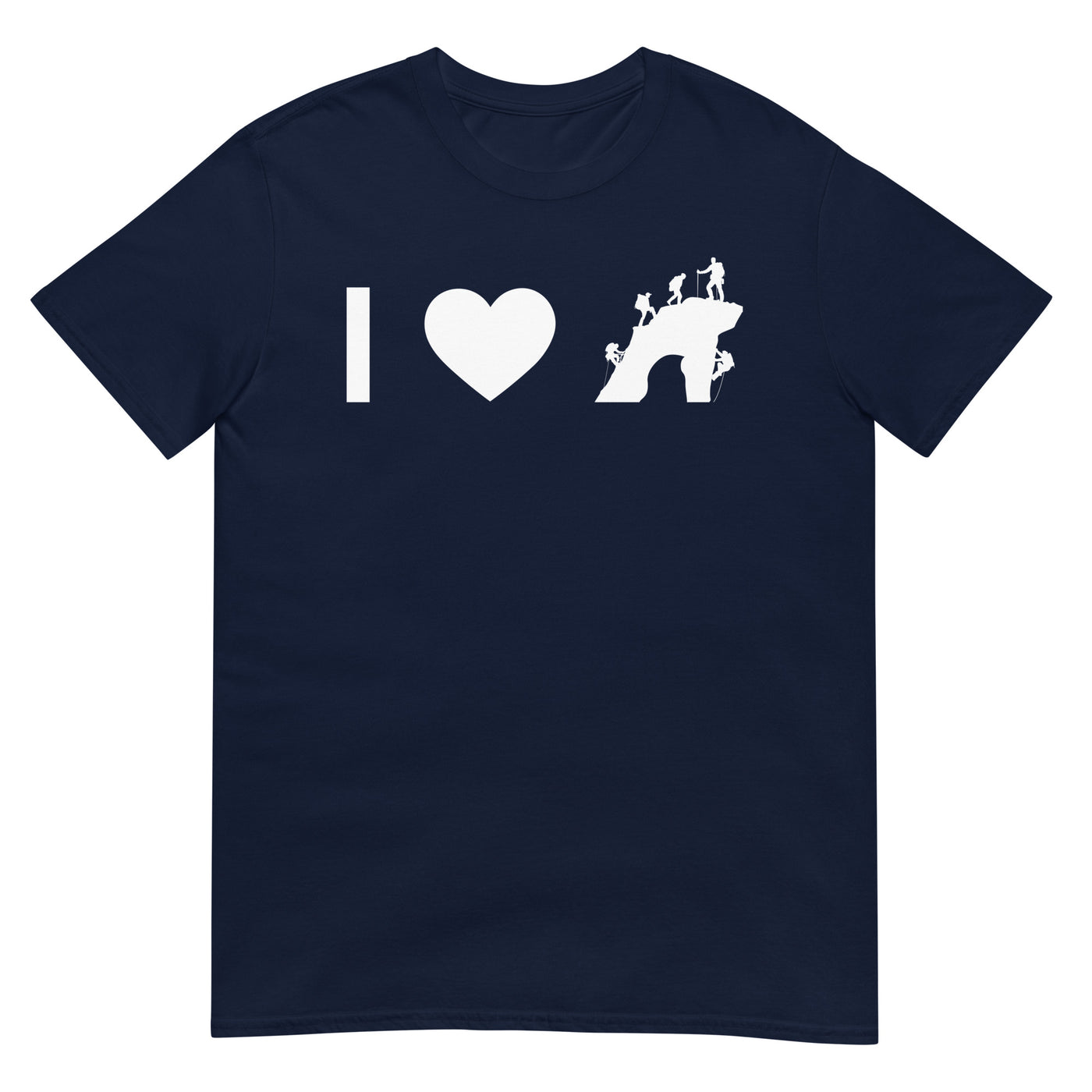 Herz Und Klettern - T-Shirt (Unisex) klettern xxx yyy zzz Navy