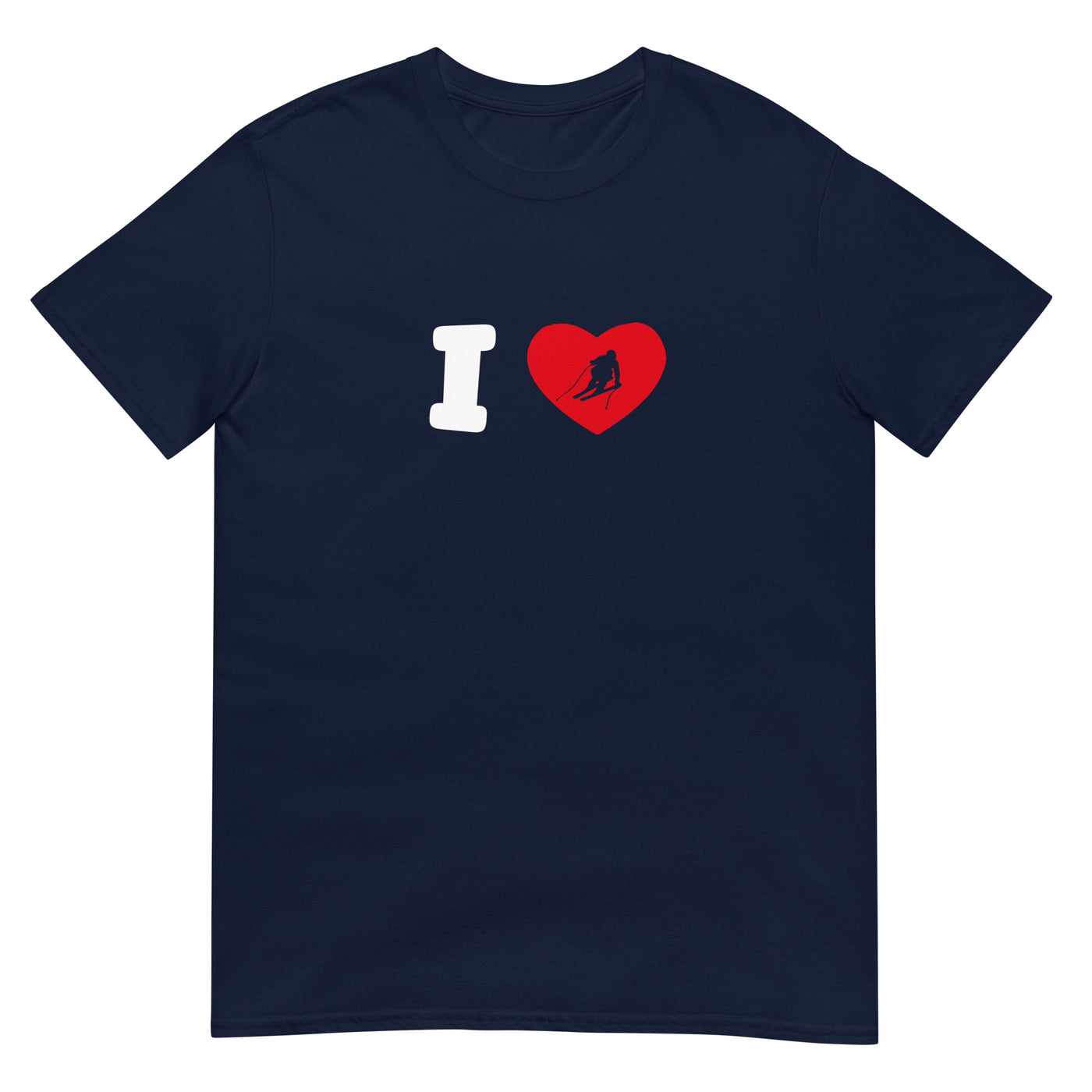 Ich Liebe Skifahren - T-Shirt (Unisex) klettern ski xxx yyy zzz Navy