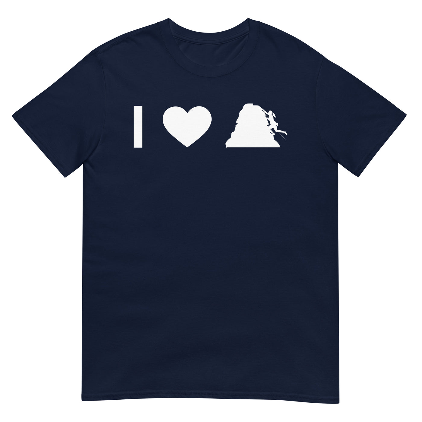 Herz Und Weibliches Klettern - T-Shirt (Unisex) klettern xxx yyy zzz Navy