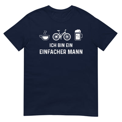 Ich Bin Ein Einfacher Mann - T-Shirt (Unisex) fahrrad xxx yyy zzz Navy