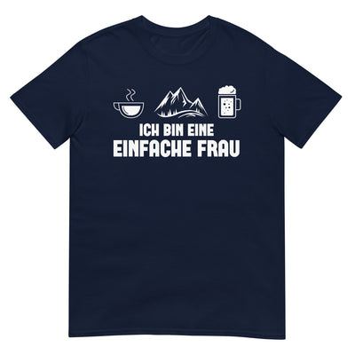 Ich Bin Eine Einfache Frau - T-Shirt (Unisex) berge xxx yyy zzz Navy