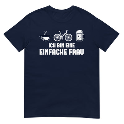 Ich Bin Eine Einfache Frau - T-Shirt (Unisex) fahrrad xxx yyy zzz Navy