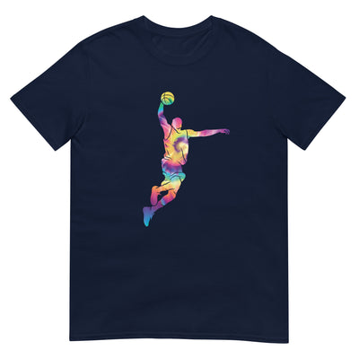 Basketballspieler mit bunten Farben - Herren T-Shirt Other_Niches xxx yyy zzz Navy