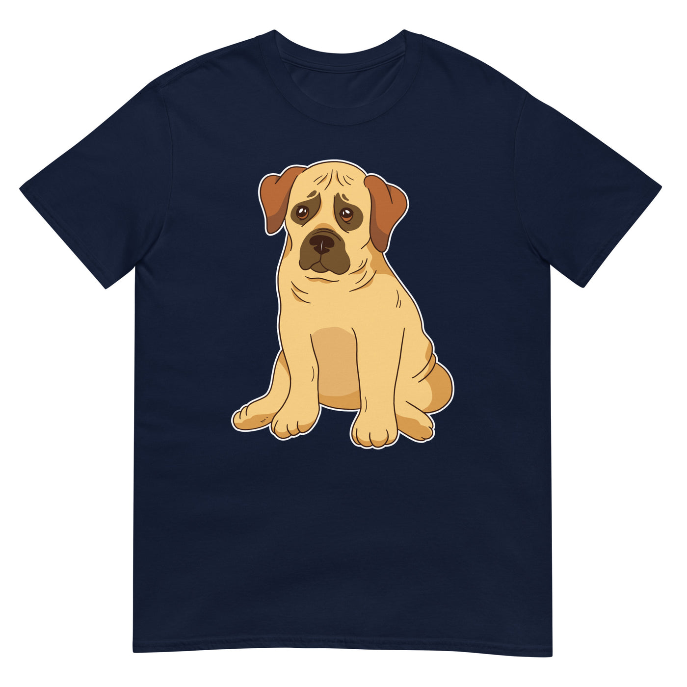 Boerboel-Welpe mit traurigem Ausdruck - Herren T-Shirt Other_Niches xxx yyy zzz Navy