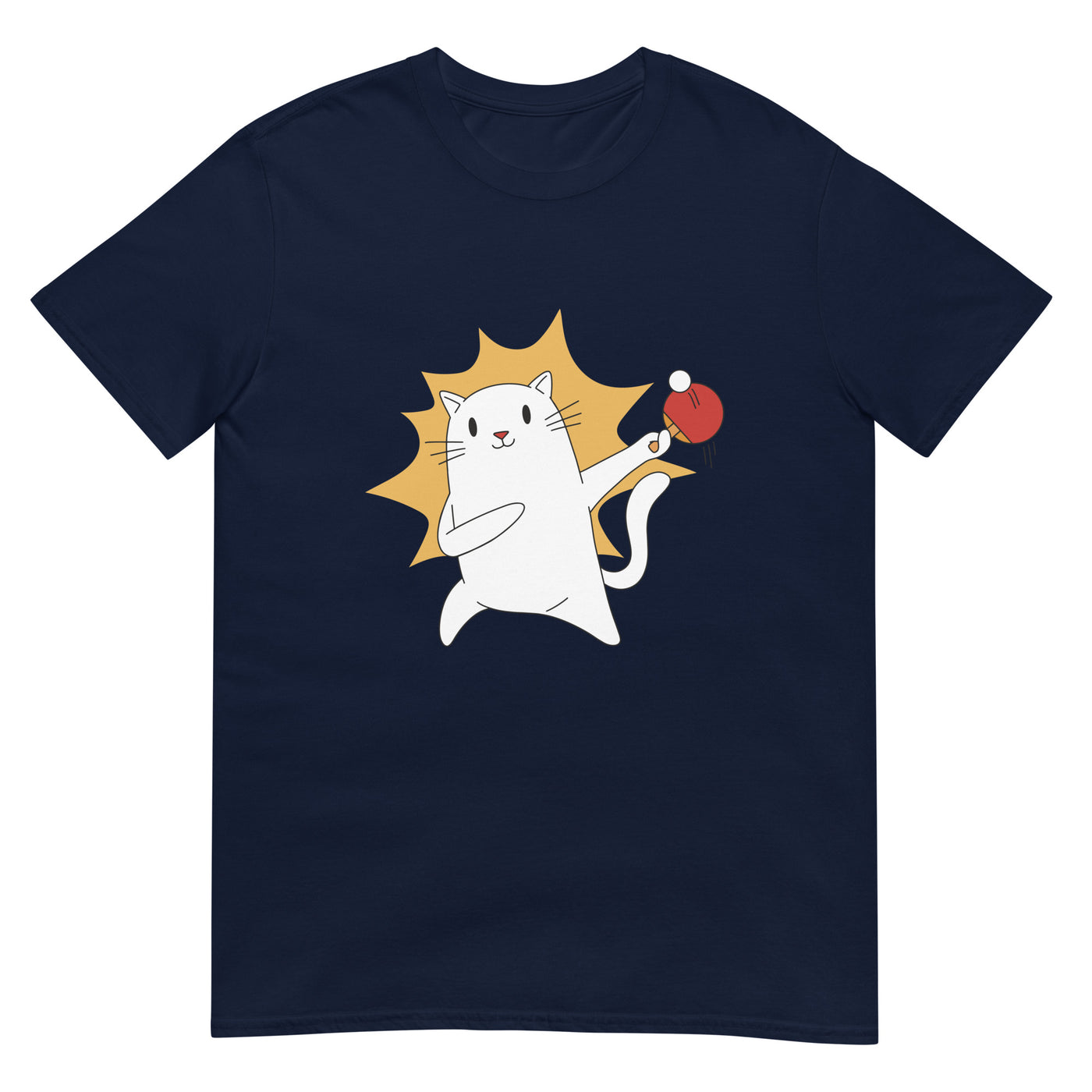 Katze dabbed beim Tischtennis - Herren T-Shirt Other_Niches xxx yyy zzz Navy