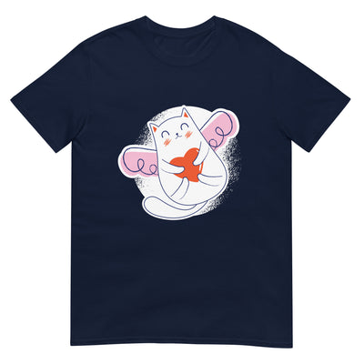 Katze mit Herz, verliebt - Herren T-Shirt Other_Niches xxx yyy zzz Navy