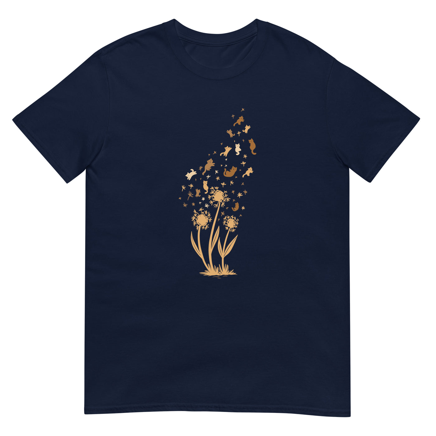 Katzen fliegen herum als Löwenblumen - Herren T-Shirt Other_Niches xxx yyy zzz Navy