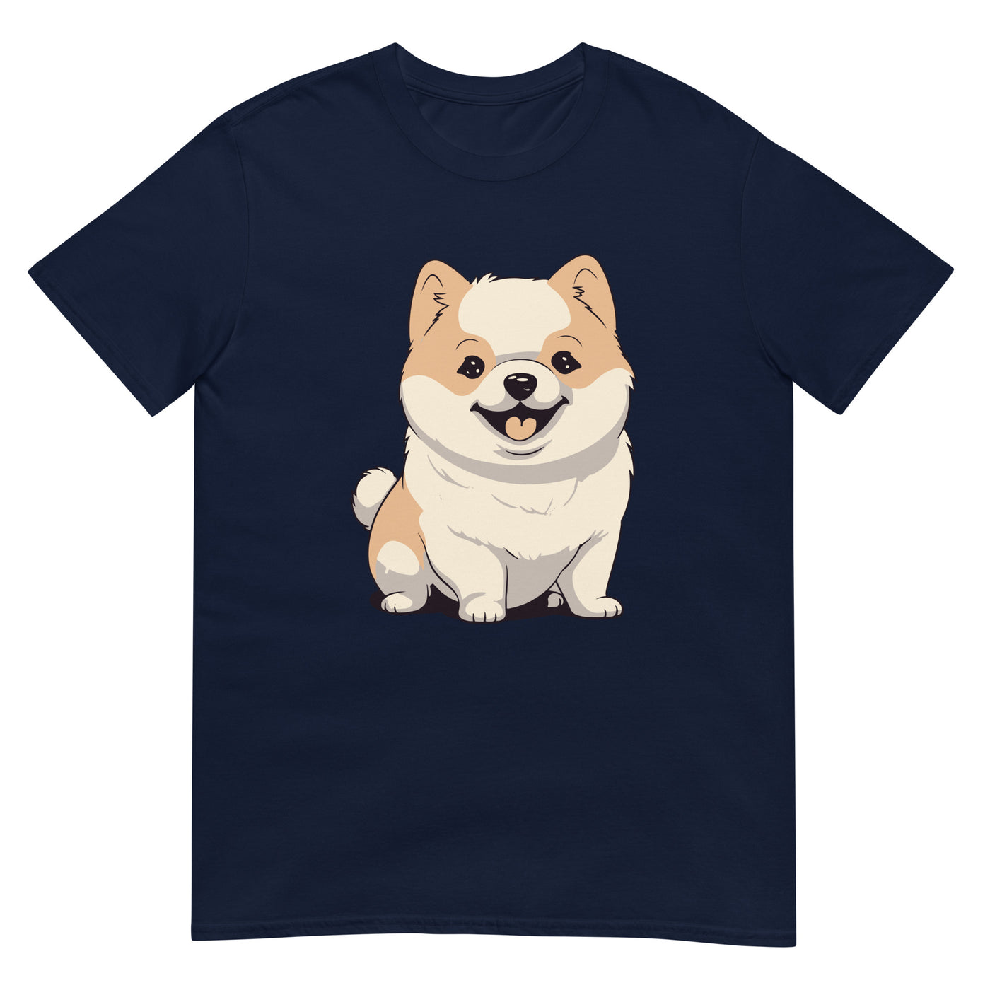 Fröhlicher Corgi aus der Kollektion "Happy Paws" - Herren T-Shirt Other_Niches xxx yyy zzz Navy