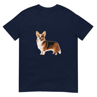 Corgi Fotografie - Realistisch - Herren T-Shirt Other_Niches xxx yyy zzz Navy