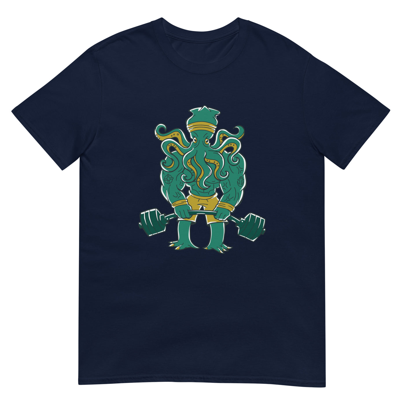 Cthulhu-Monster hebt Langhantel - Herren T-Shirt Other_Niches xxx yyy zzz Navy