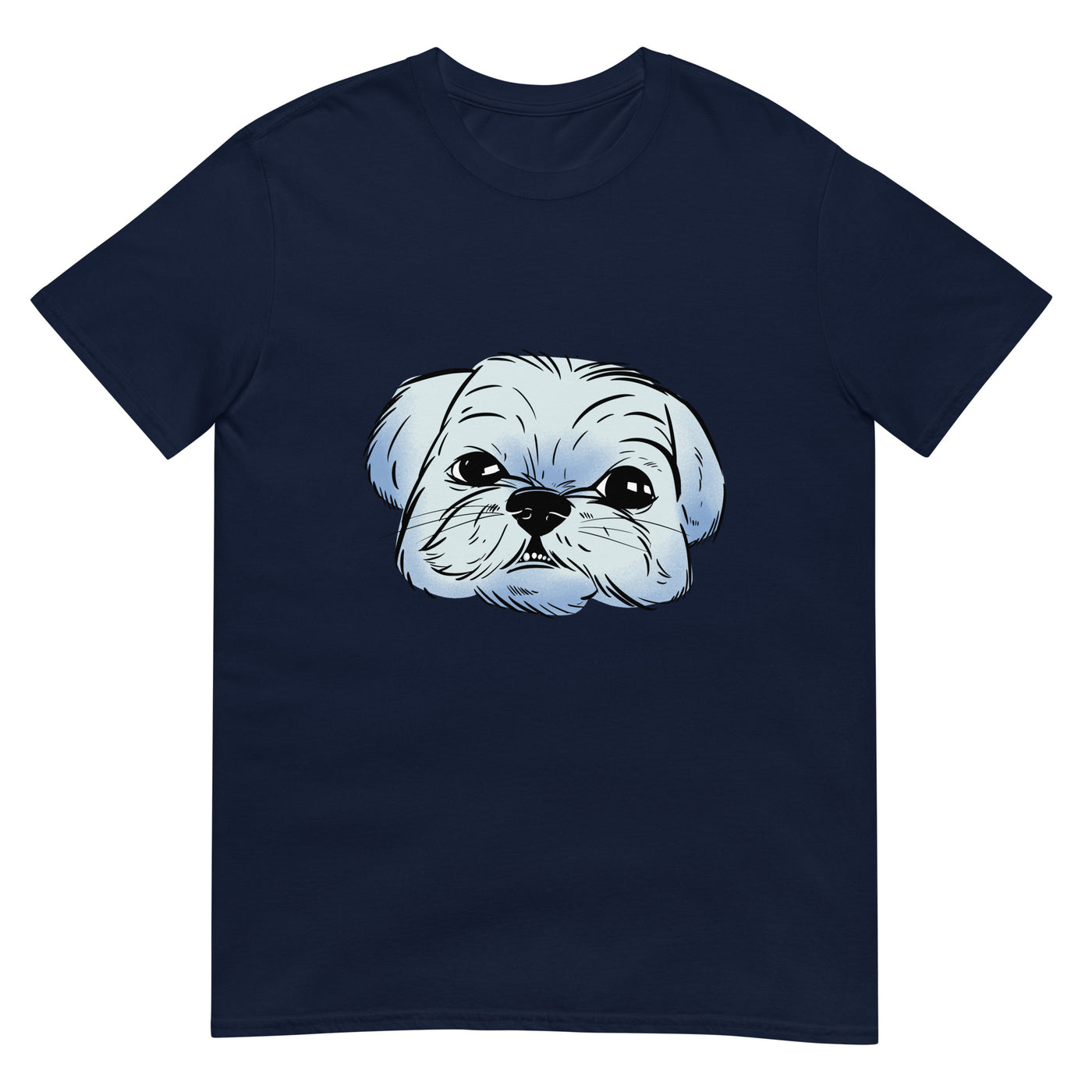 Hundegesicht Lustig - Herren T-Shirt Other_Niches xxx yyy zzz Navy