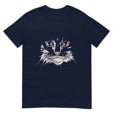 Gesicht einer vollständigen Katze - Herren T-Shirt Other_Niches xxx yyy zzz Navy