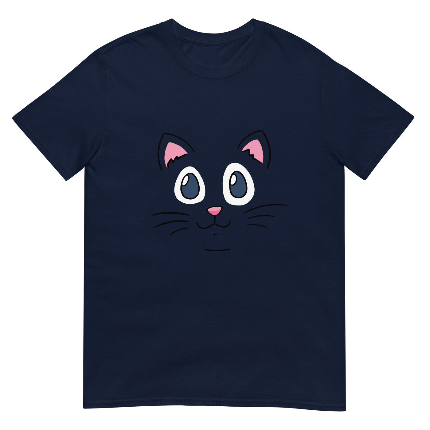 Gesicht einer süßen Katze - Porträt - Herren T-Shirt Other_Niches xxx yyy zzz Navy