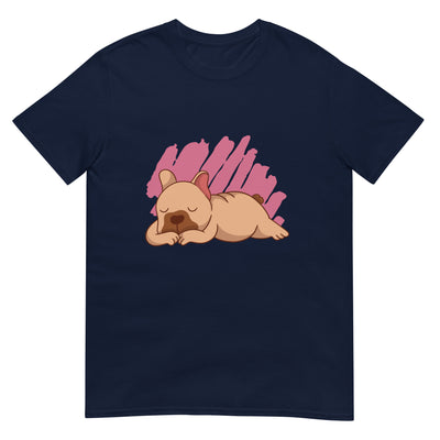 Schlafende französische Bulldogge - Herren T-Shirt Other_Niches xxx yyy zzz Navy