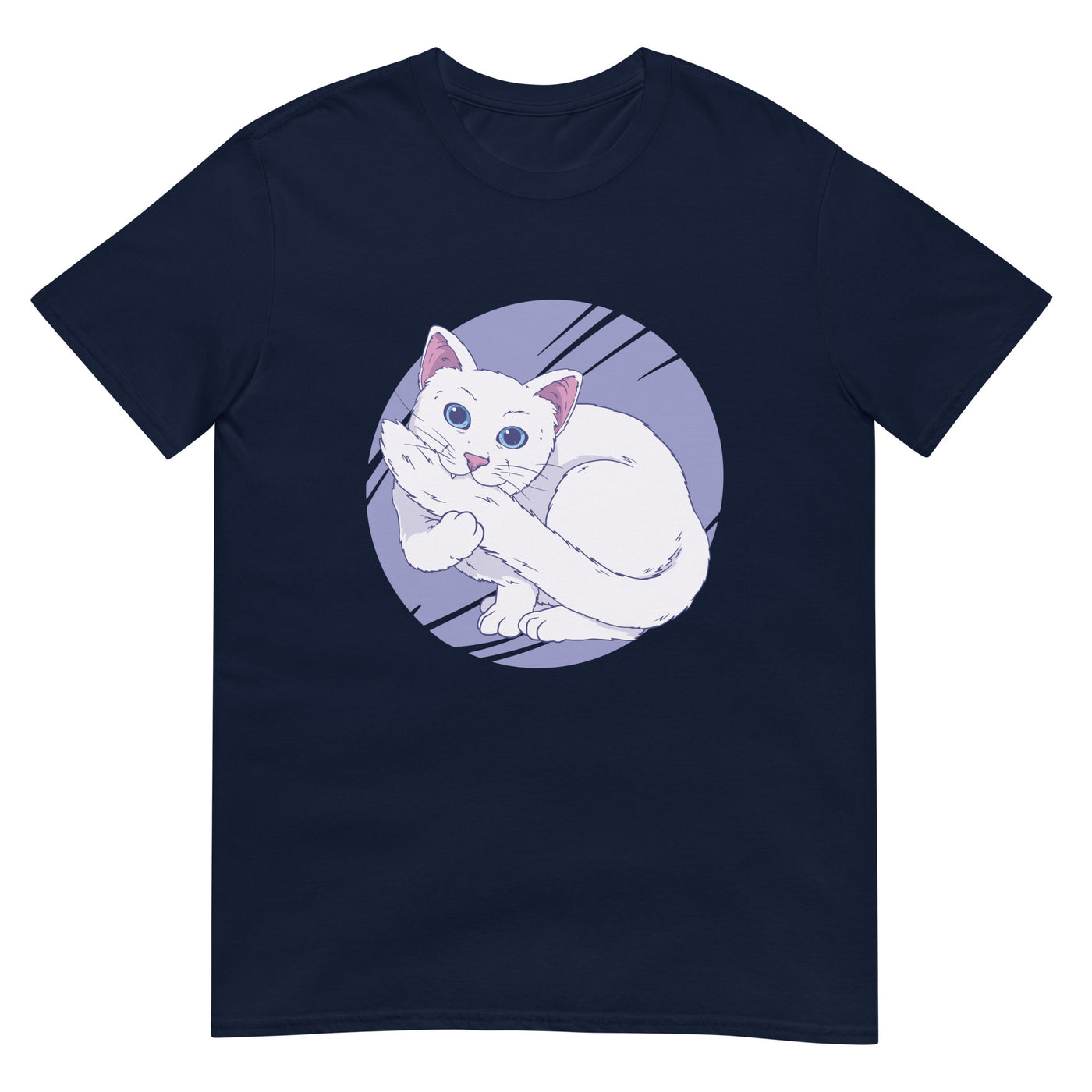 Lustige Katze beißt in eigenen Schwanz - Herren T-Shirt Other_Niches xxx yyy zzz Navy