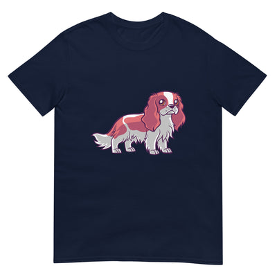 King Charles Spaniel mit neugierigem Blick - Herren T-Shirt Other_Niches xxx yyy zzz Navy