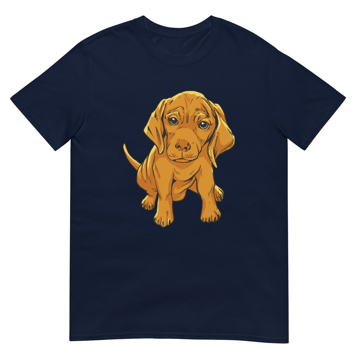 Magyar Vizsla Welpe - Traurig und hilflos - Herren T-Shirt Other_Niches xxx yyy zzz Navy