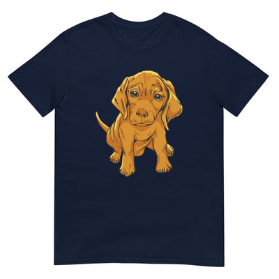 Magyar Vizsla Welpe - Traurig und hilflos - Herren T-Shirt Other_Niches xxx yyy zzz Navy