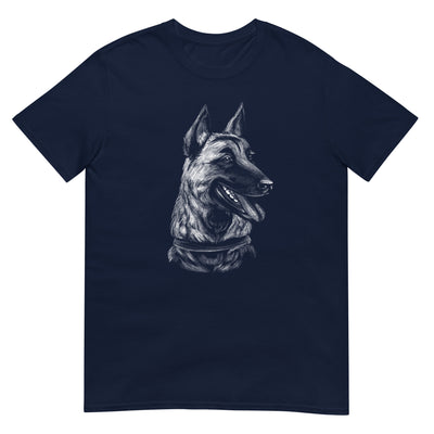 Malinois Belgischer Hundegesicht und Porträt - Herren T-Shirt Other_Niches xxx yyy zzz Navy