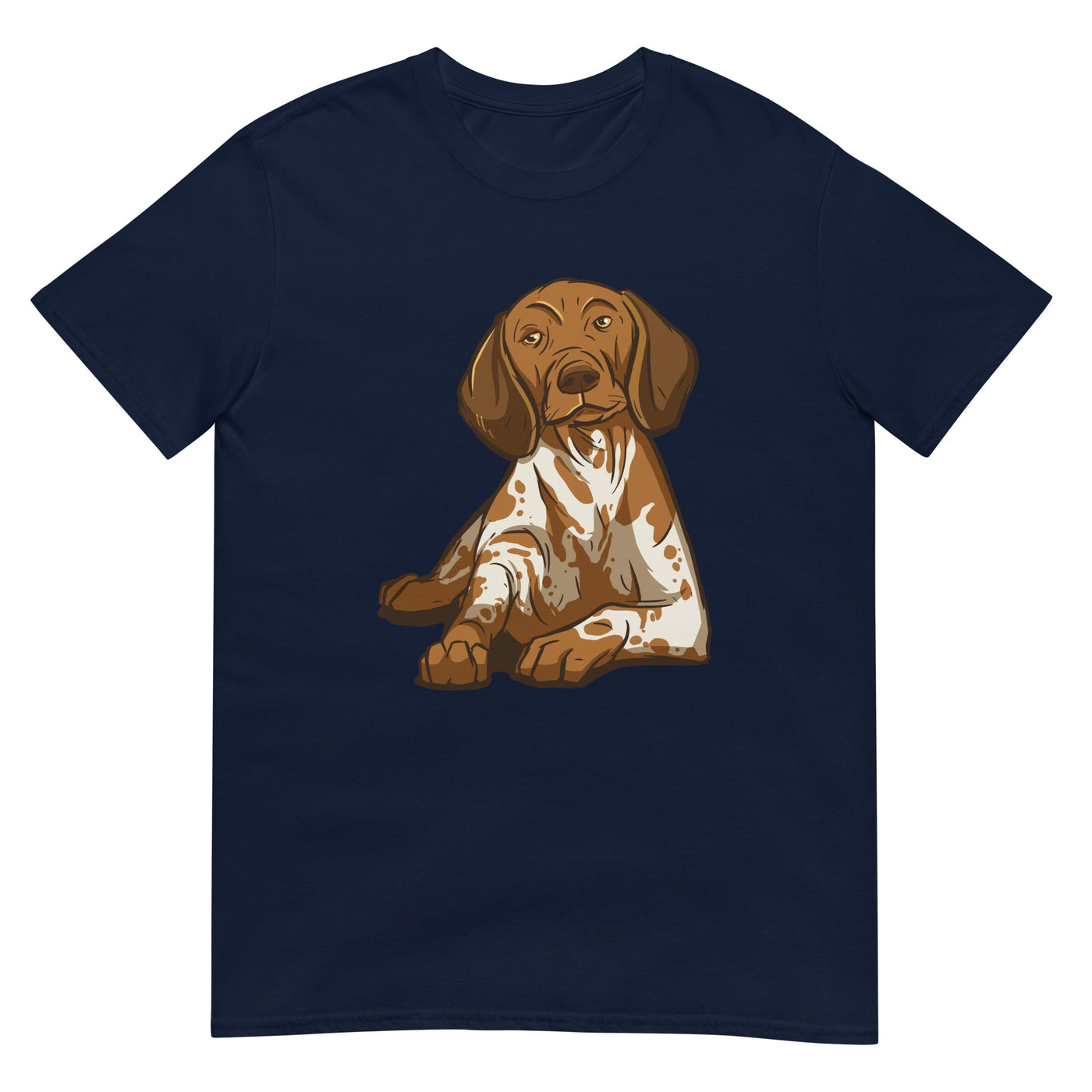 Ernst aussehender Hund - Herren T-Shirt Other_Niches xxx yyy zzz Navy