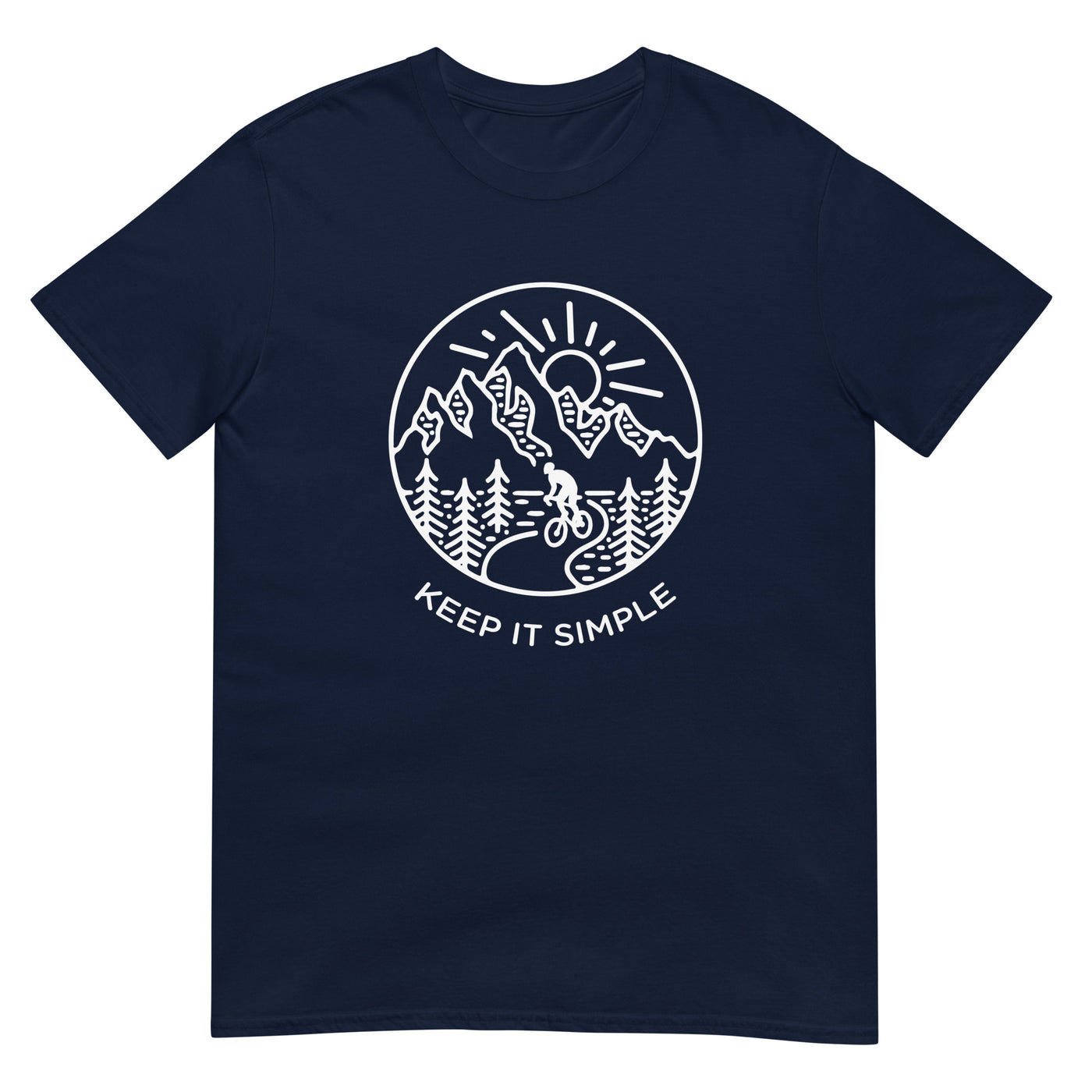 Keep it Simple - T-Shirt (Unisex) fahrrad xxx yyy zzz Navy