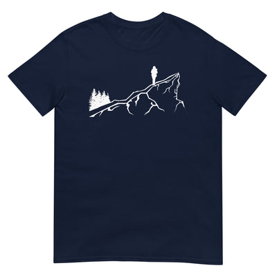 Berge - Wandern - (22) - T-Shirt (Unisex) wandern xxx yyy zzz Navy