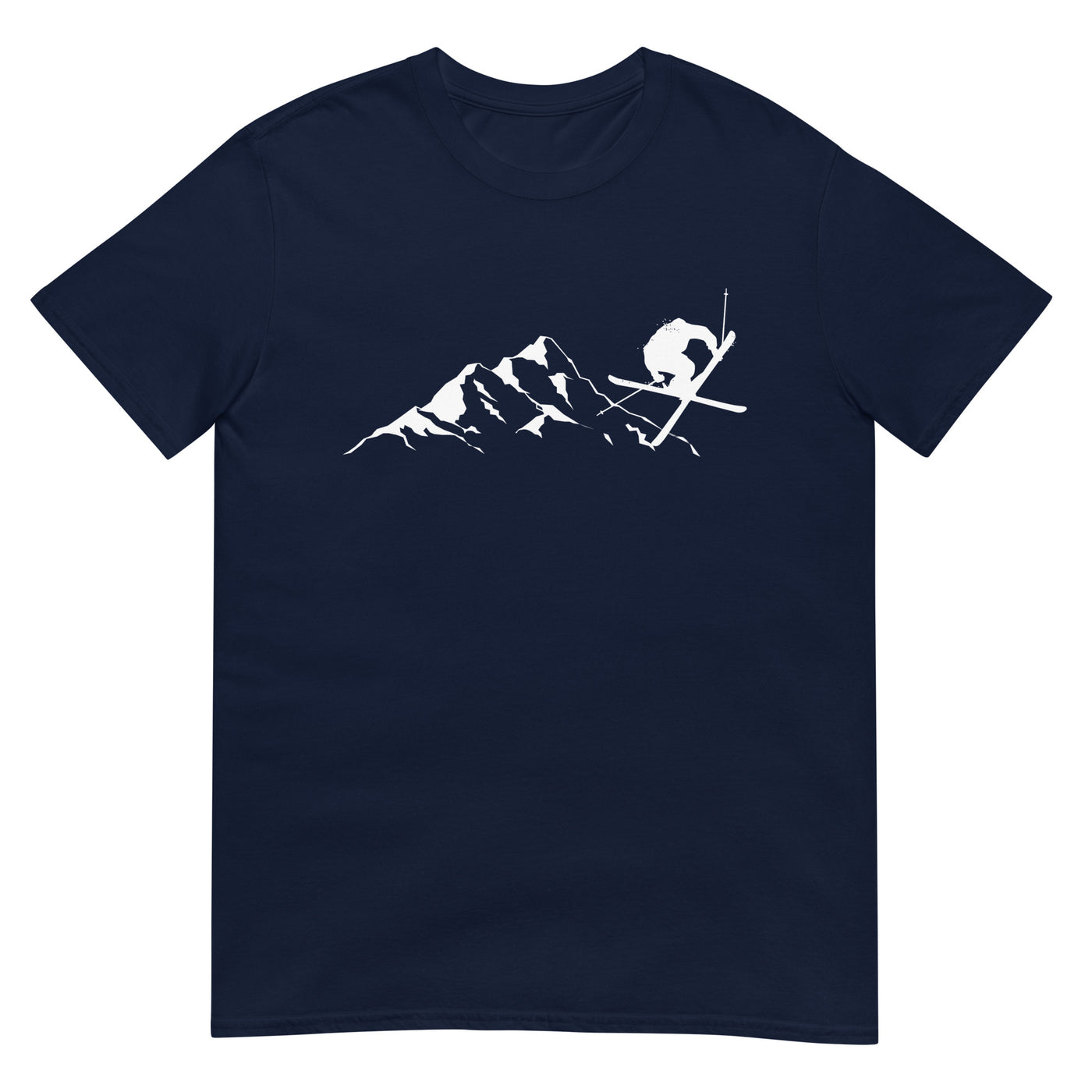 Berge - Skifahren - (15) - T-Shirt (Unisex) klettern ski xxx yyy zzz Navy