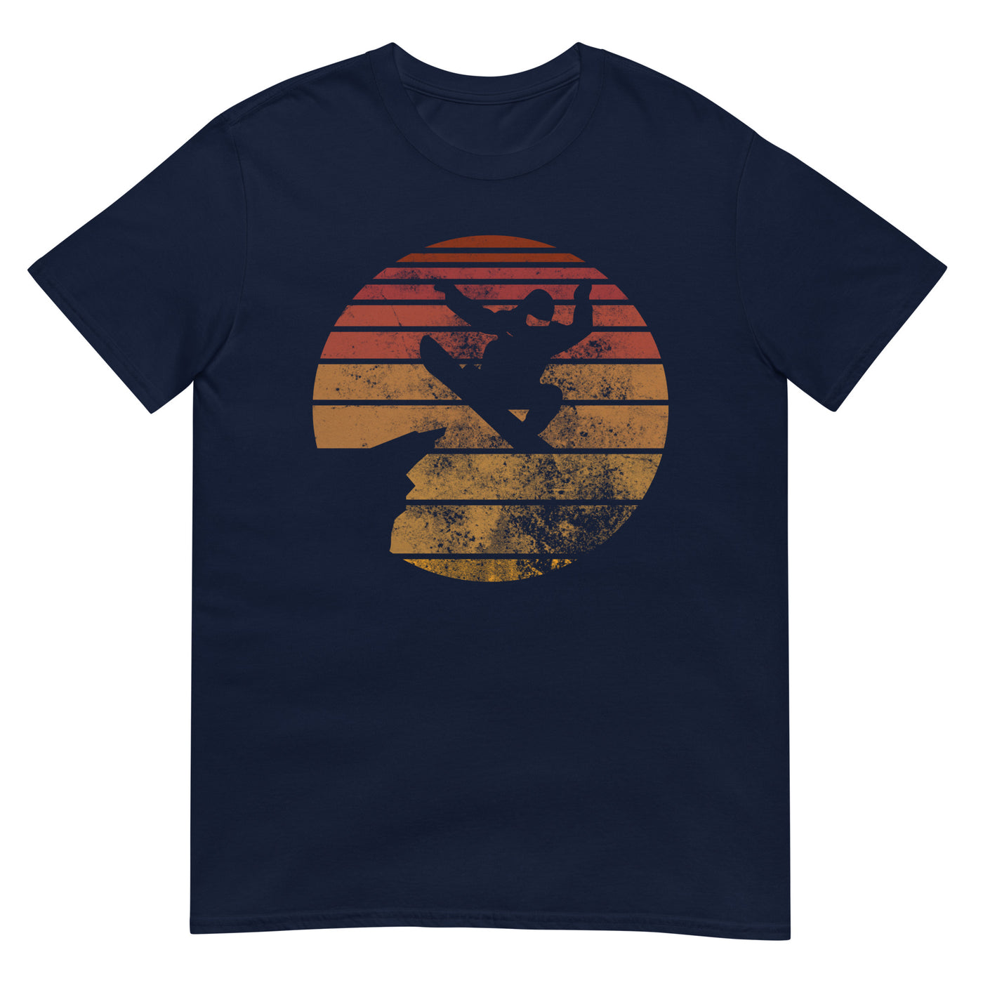 Retro - Snowboarding - T-Shirt (Unisex) snowboarden xxx yyy zzz Navy