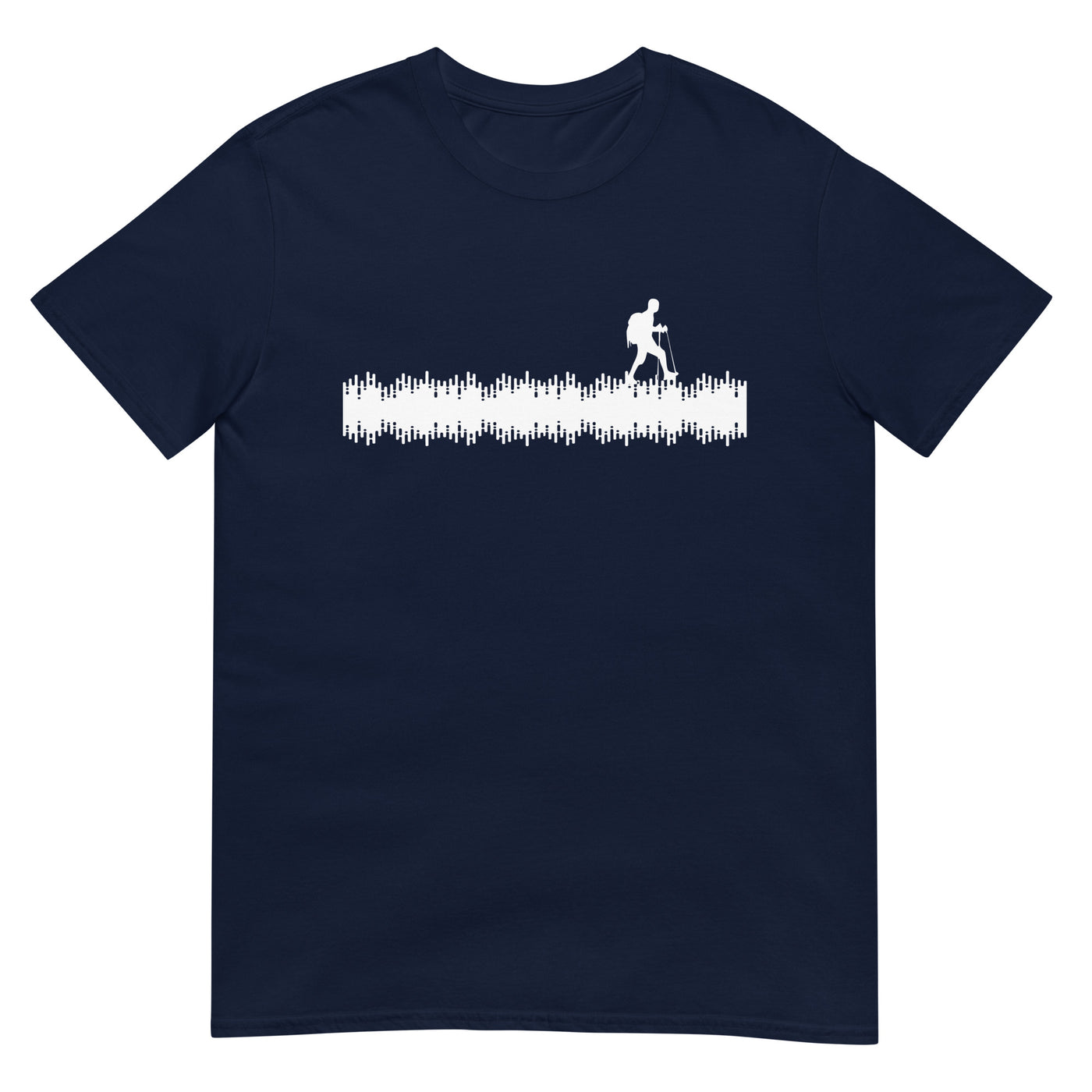 Schallwellen - Wandern - T-Shirt (Unisex) wandern xxx yyy zzz Navy