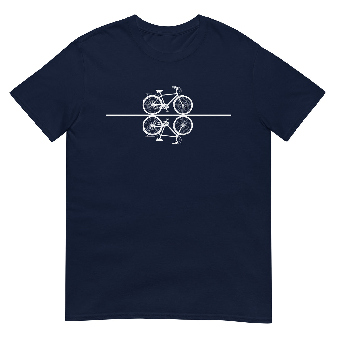 Gerade Linie - Radfahren - T-Shirt (Unisex) fahrrad xxx yyy zzz Navy