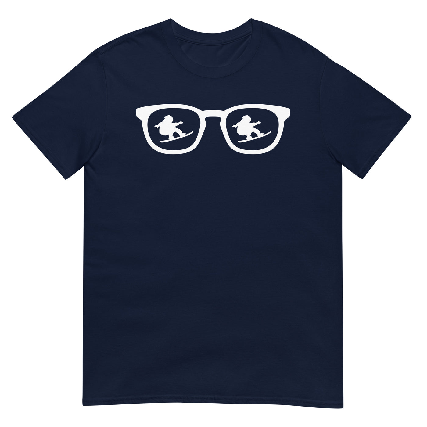 Sonnenbrille und Snowboarding - T-Shirt (Unisex) snowboarden xxx yyy zzz Navy