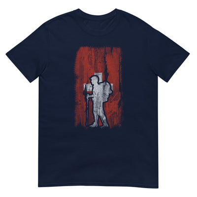 Schweizer Flagge und Wandern - T-Shirt (Unisex) wandern xxx yyy zzz Navy