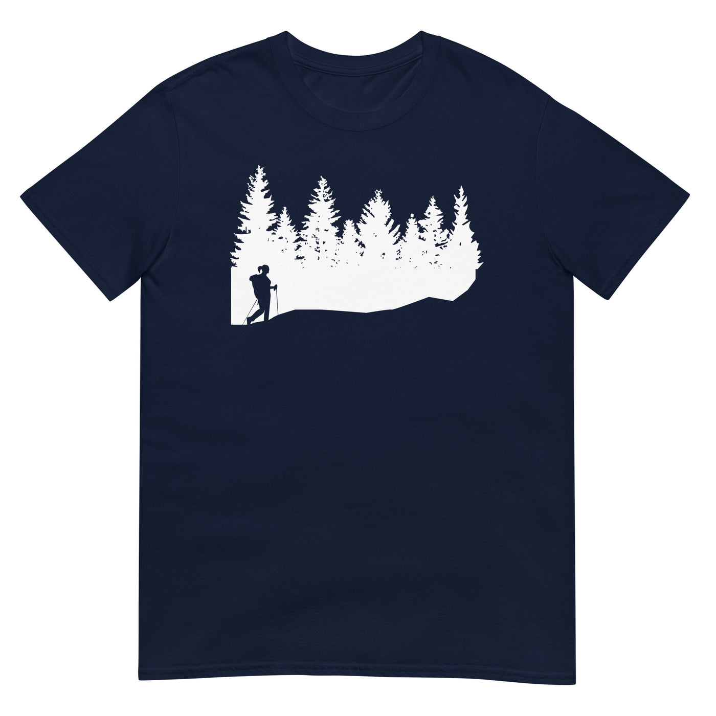 Bäume - Wandern - T-Shirt (Unisex) wandern xxx yyy zzz Navy