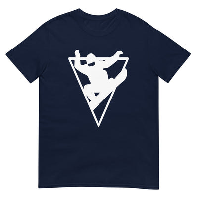 Dreieck - Snowboarding - T-Shirt (Unisex) snowboarden xxx yyy zzz Navy