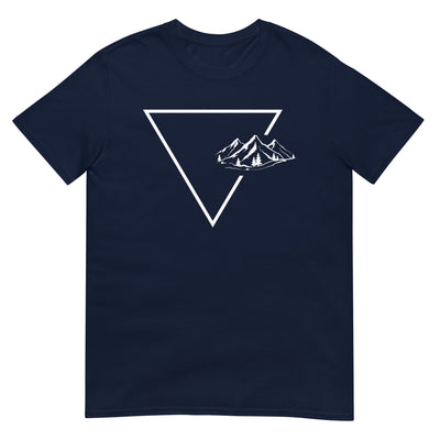 Dreieck 1 und Berge - T-Shirt (Unisex) berge xxx yyy zzz Navy