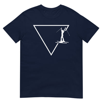 Dreieck 1 und Skifahren - T-Shirt (Unisex) klettern ski xxx yyy zzz Navy