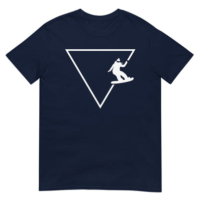 Dreieck 1 und Snowboarding - T-Shirt (Unisex) snowboarden xxx yyy zzz Navy