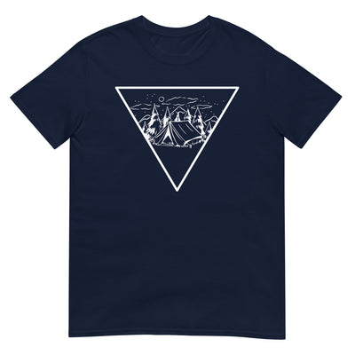 Dreieck und Camping - T-Shirt (Unisex) camping xxx yyy zzz Navy