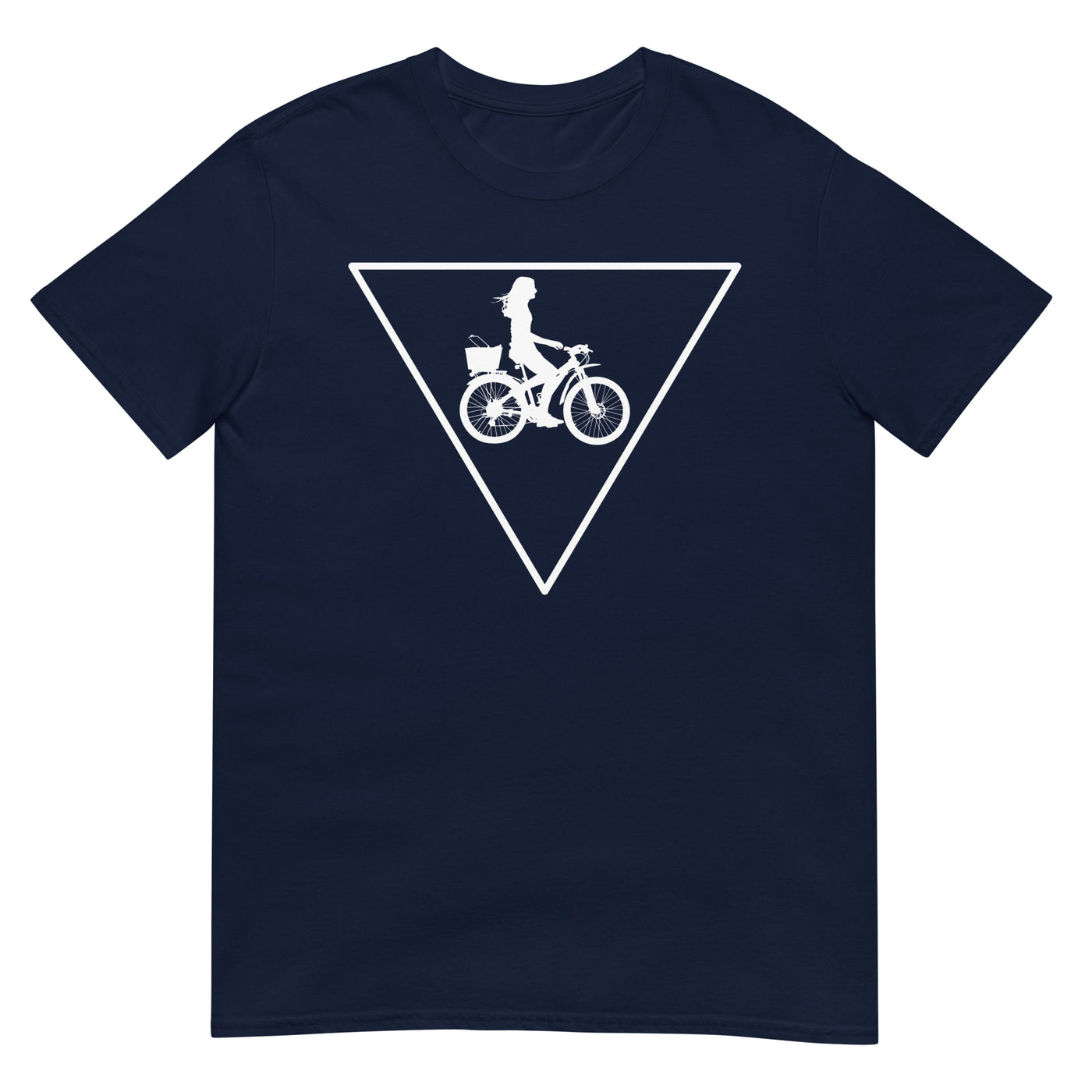 Dreieck und Radfahren - T-Shirt (Unisex) fahrrad xxx yyy zzz Navy