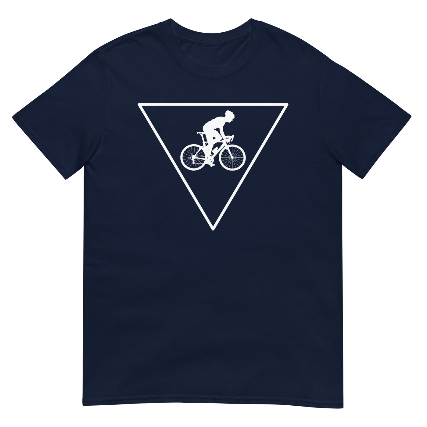 Dreieck und Radfahren - T-Shirt (Unisex) fahrrad xxx yyy zzz Navy