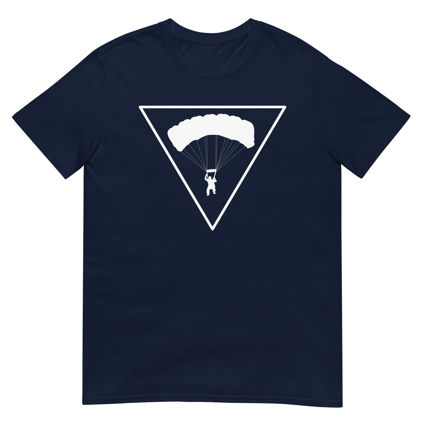 Dreieck und Paragleiten - T-Shirt (Unisex) berge xxx yyy zzz Navy