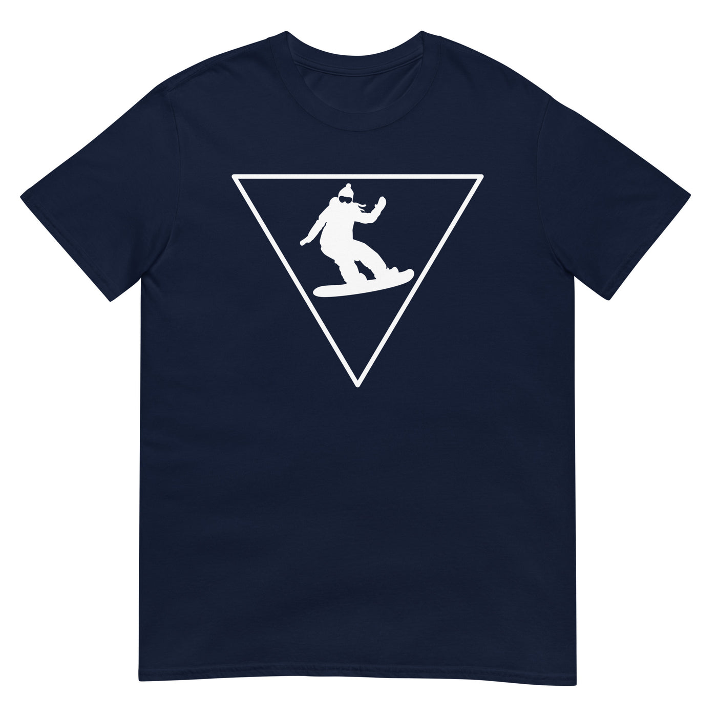 Dreieck_und_Snowboarding_-_(SN) - Unisex Basic Softstyle T-Shirt | Gildan 64000 xxx yyy zzz Navy