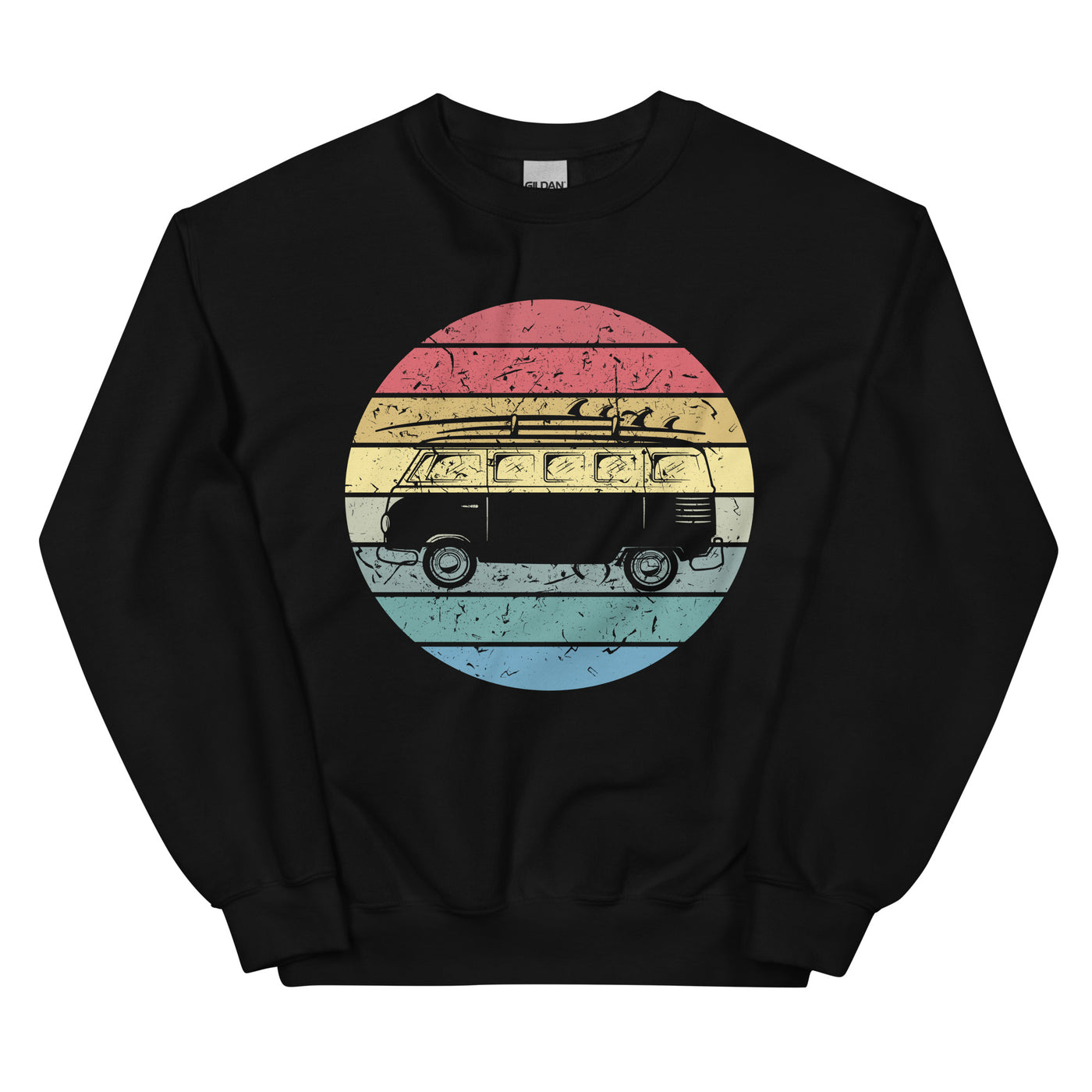 Camping Vintage - Sweatshirt (Unisex) camping Schwarz