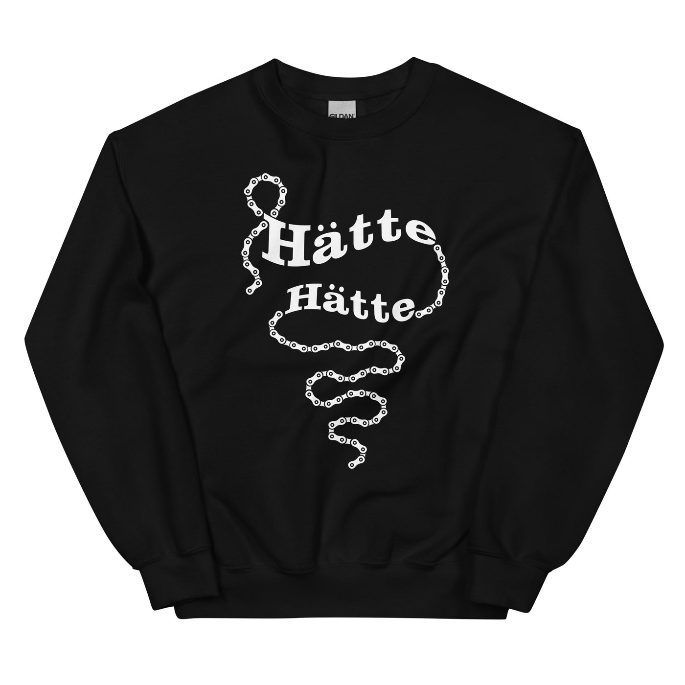 Hätte Hätte Fahrradkette - Sweatshirt (Unisex) fahrrad Schwarz