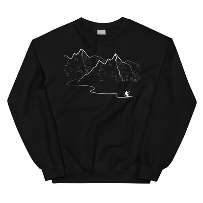 Schifahren - Sweatshirt (Unisex) ski Schwarz