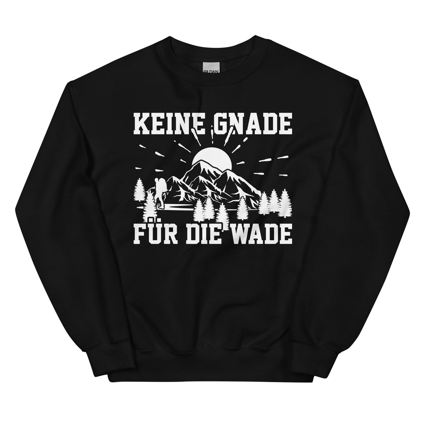 Keine Gnade für die Wade - Sweatshirt (Unisex) wandern xxx yyy zzz Black