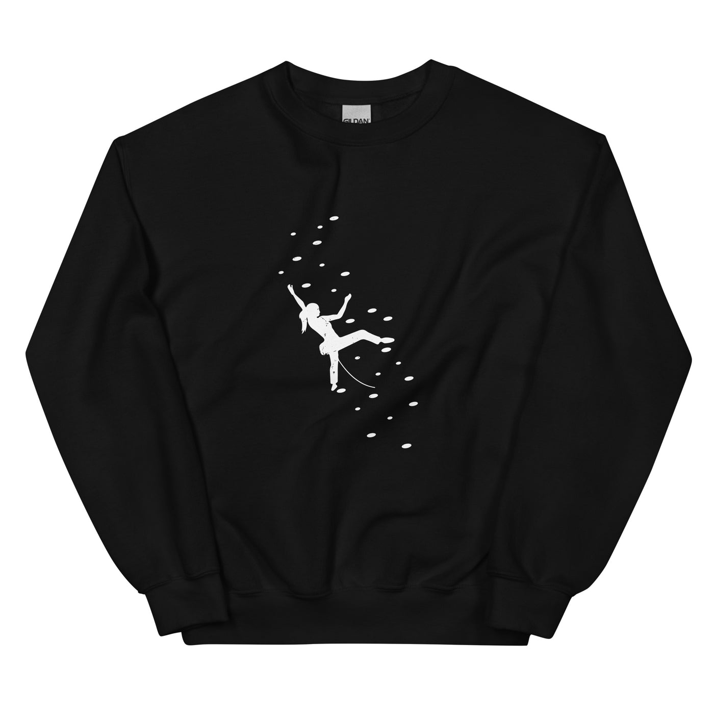 Klettergirl - Sweatshirt (Unisex) klettern xxx yyy zzz Black