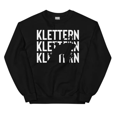 Klettern - Sweatshirt (Unisex) klettern xxx yyy zzz Black