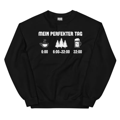 Mein Perfekter Tag 3 - Sweatshirt (Unisex) camping xxx yyy zzz Black